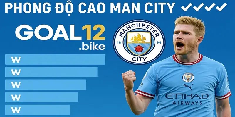 Phong độ Man city đang rất cao